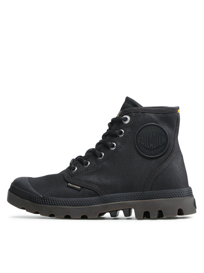 Palladium Schnürstiefeletten Palladium Pampa Hi Wax U 77222-008-M Schwarz