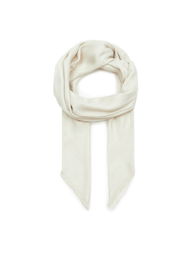 Calvin Klein Šátek Calvin Klein Large Monogram Jacquard Scarf K60K611740 Šedá