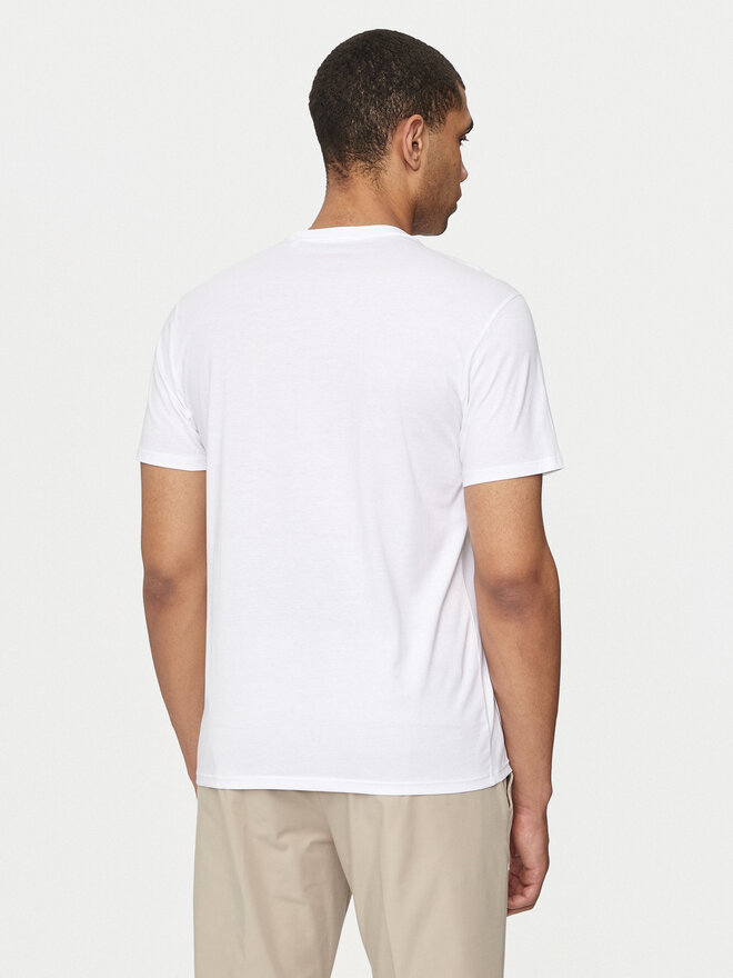 Guess Guess Marškinėliai M4YI86 K9RM1 Balta Slim Fit