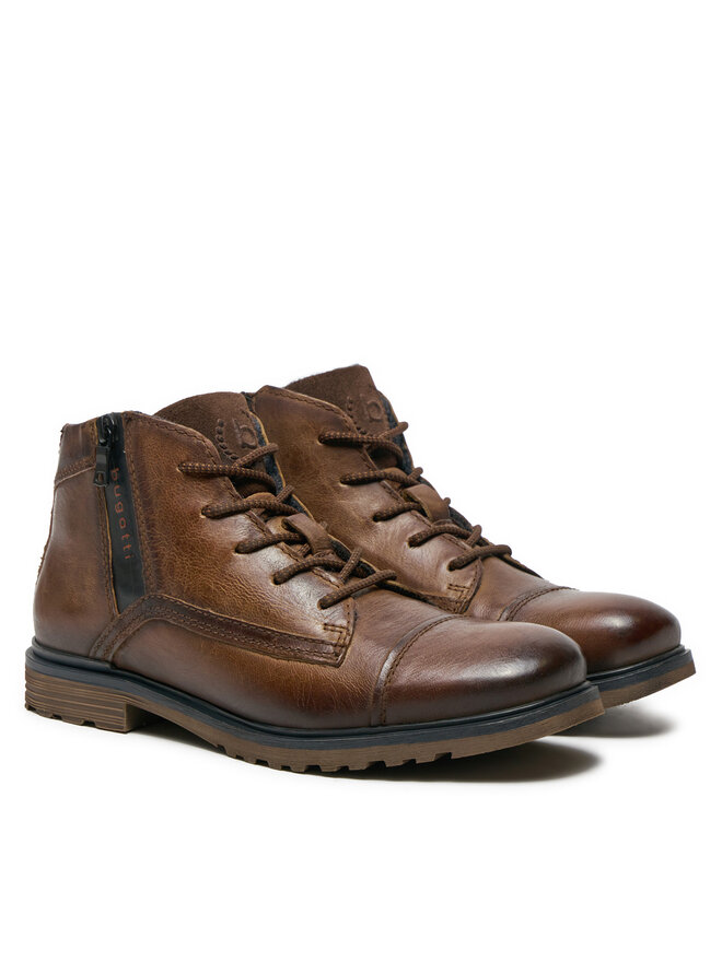 Bugatti Schnürschuhe Bugatti 321-A0U3L-3500 Braun