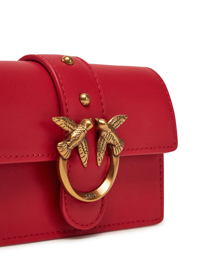 PINKO Τσάντα PINKO Love One Micro C . AI 24-25 PCPL 100064 A0F1 Κόκκινο