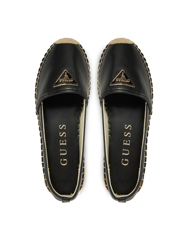 Guess Espadrilky Guess FLJLND LEA14 Černá