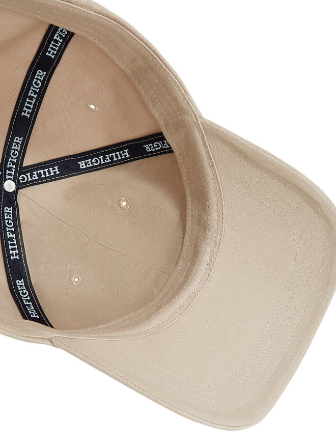 Tommy Hilfiger Шапка с козирка Tommy Hilfiger Th Monotype Soft 6 Panel Cap AM0AM13165 Бежов