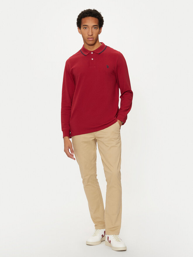 U.S. Polo Assn. U.S. Polo Assn. Pólóing MUP2255 Piros Regular Fit