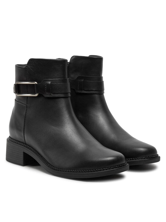 Clarks Μποτάκια Clarks Maye Bella 26179641 Μαύρο