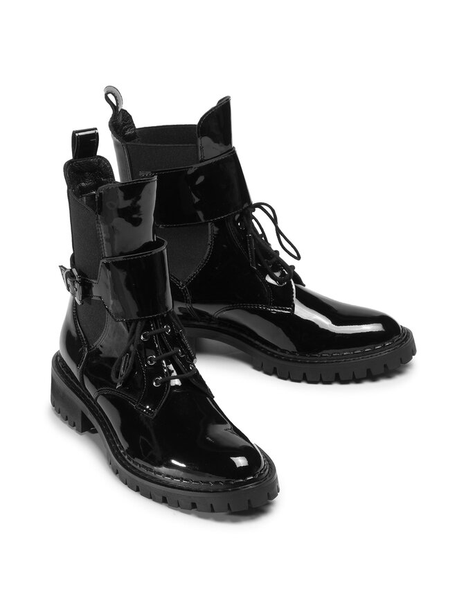 Eva Minge Schnürstiefeletten Eva Minge EM-21-08-001037 Schwarz
