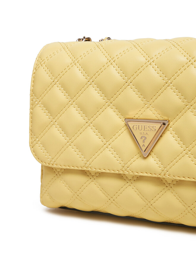 Torebka Guess HWQG87 48200 Żółty | eobuwie.com.pl