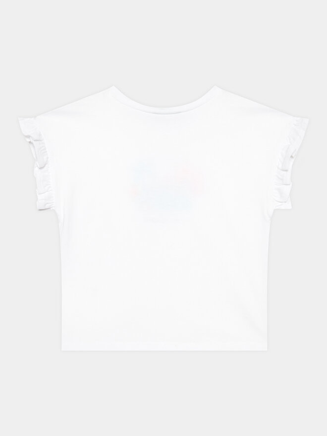 United Colors Of Benetton United Colors Of Benetton Marškinėliai 3096G1093 Balta Regular Fit
