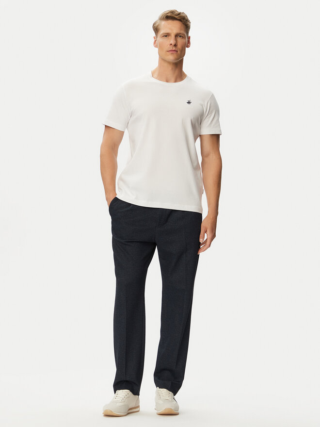 Beverly Hills Polo Club Beverly Hills Polo Club T-Shirt P-SS26M-TS41740 Weiß Regular Fit