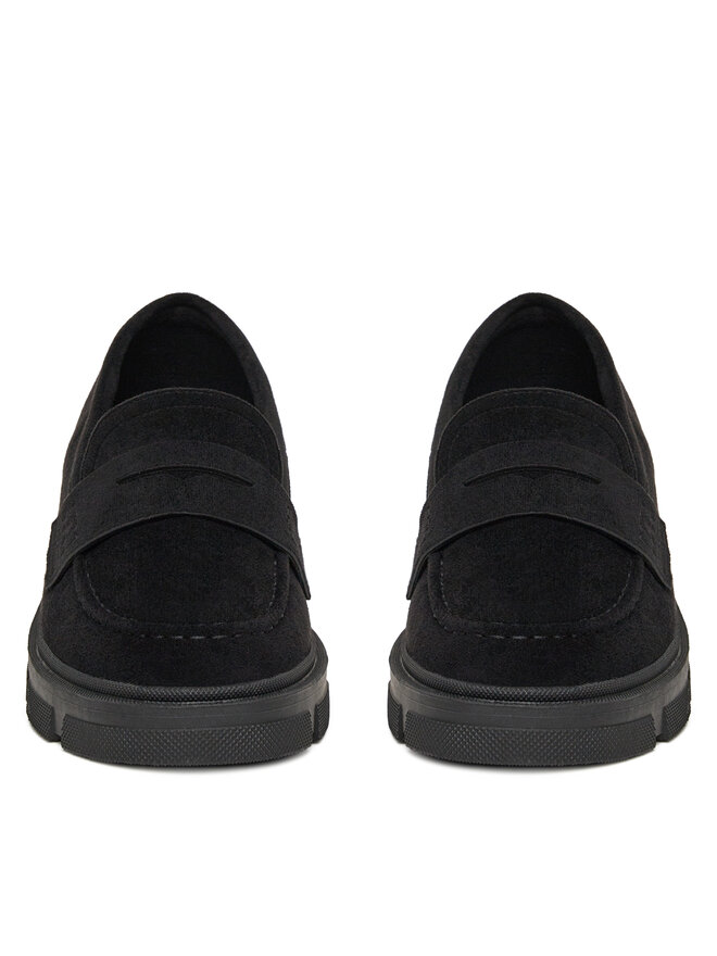 DeeZee Loafersy DeeZee LZP01 Czarny