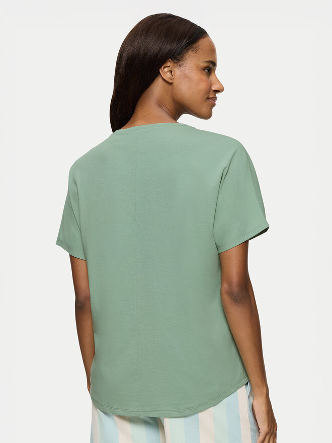 Triumph Triumph Spavaćiće Mix & Match 10218281 Zelena Relaxed Fit