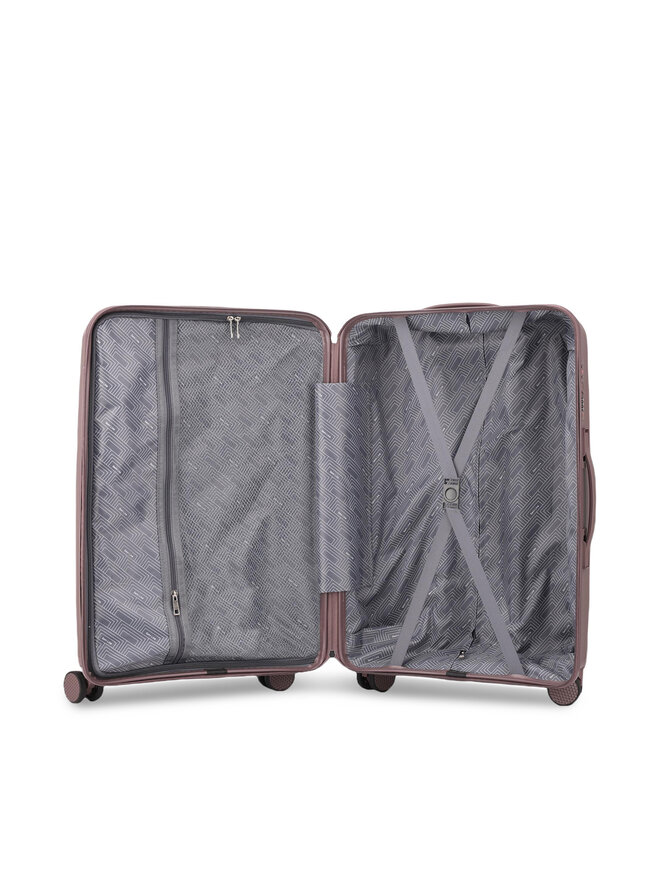 Semi Line Μεσαία Βαλίτσα Semi Line T5827-2 Καφέ