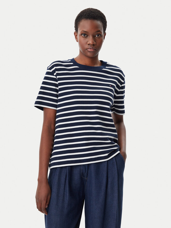 Tommy Hilfiger Tommy Hilfiger Póló Modern Cody WW0WW46158 Sötétkék Relaxed Fit