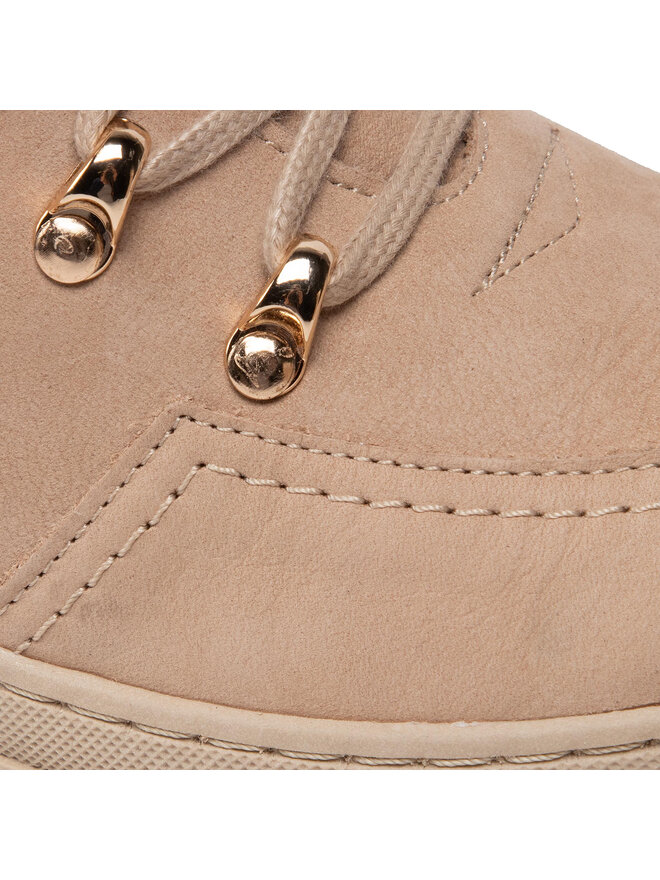R.Polański Schnürstiefeletten R.Polański 1188 Beige