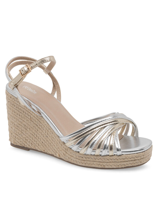 DeeZee Espadrile DeeZee WYL2610-01 Argintiu
