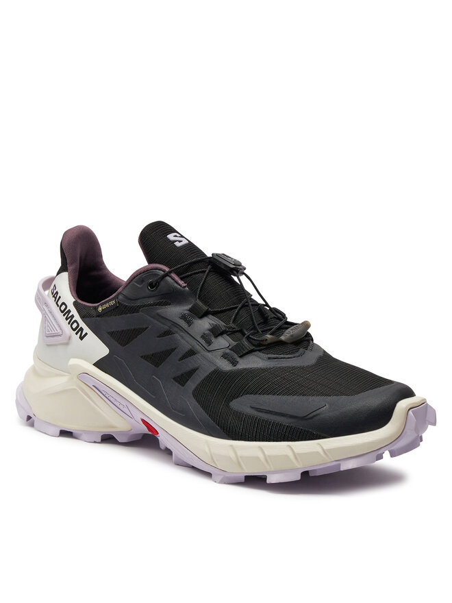 Salomon Buty do biegania Salomon Supercross 4 Gore-Tex L47461800 Czarny