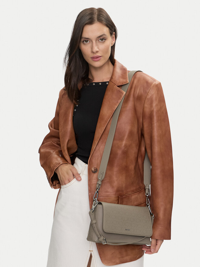 Calvin Klein Дамска чанта Calvin Klein Ck Must Conv K60K612903 Сив