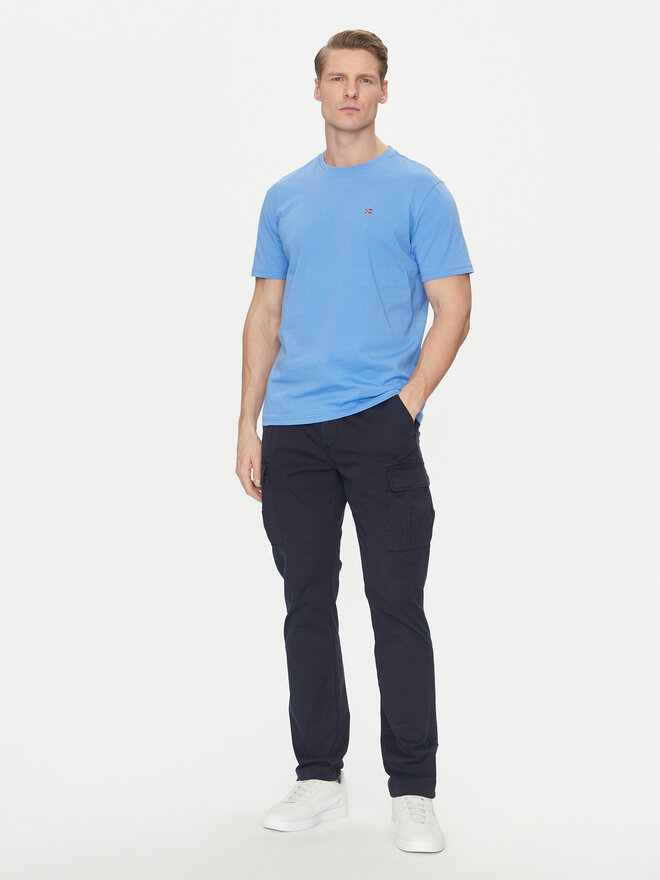 Napapijri Napapijri T-Shirt Salis NP0A4H8D Μπλε Regular Fit