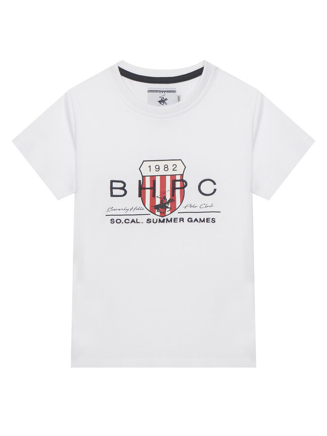 Beverly Hills Polo Club Beverly Hills Polo Club Футболка P-SS26B-TS414011 Білий Regular Fit
