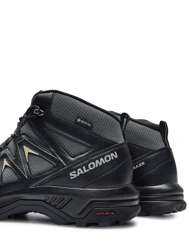 Salomon Trekkingi Salomon X Braze Mid Gore-Tex L47430500 Czarny