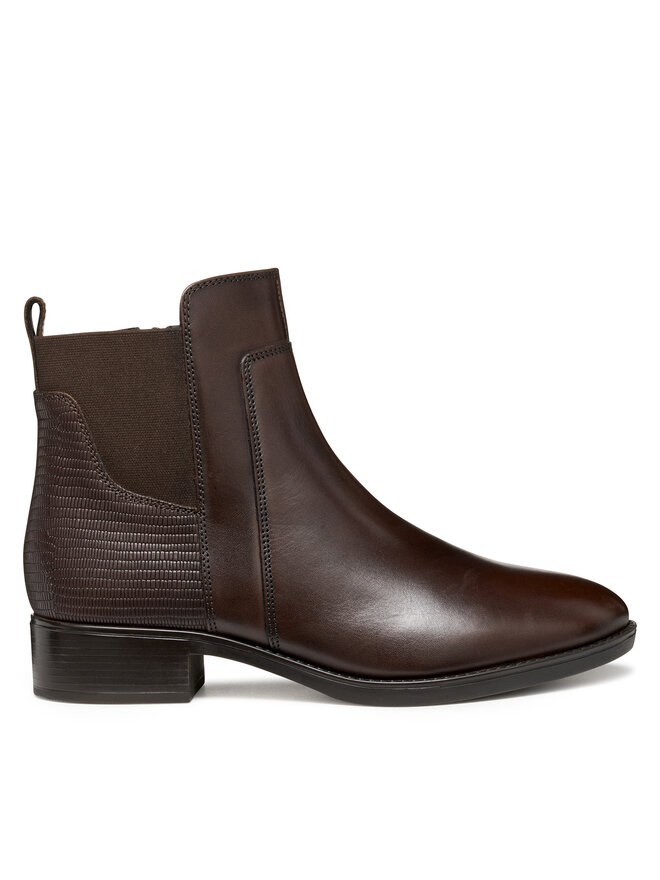 Geox Škornji Geox D Felicity D94G1G 04347 C6006 Rjava