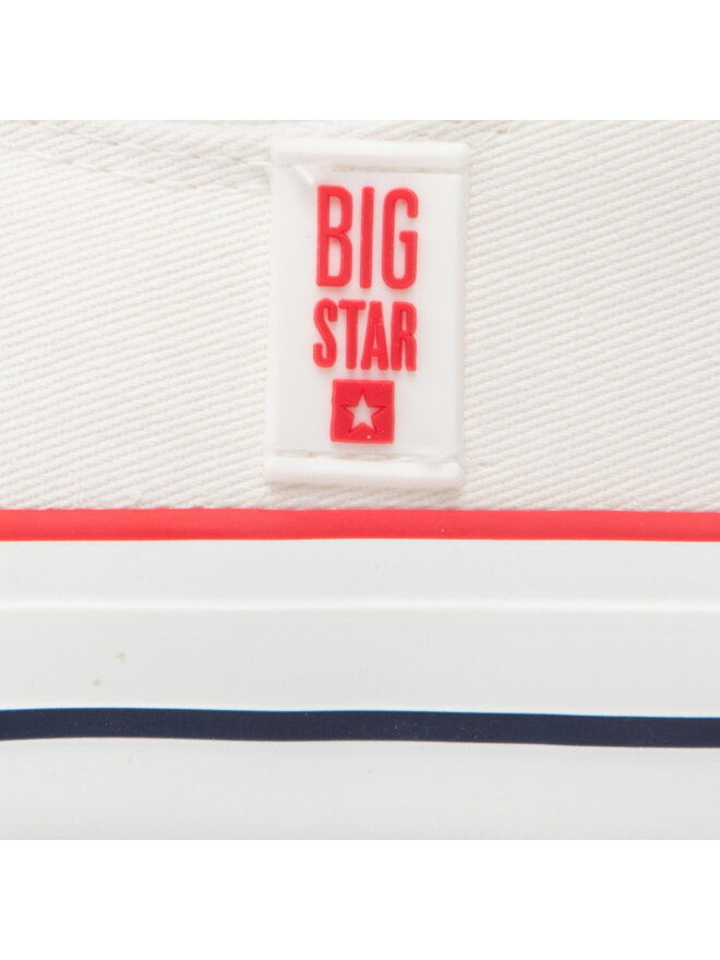 Big Star Shoes Plátenky Big Star Shoes JJ274123 Biela