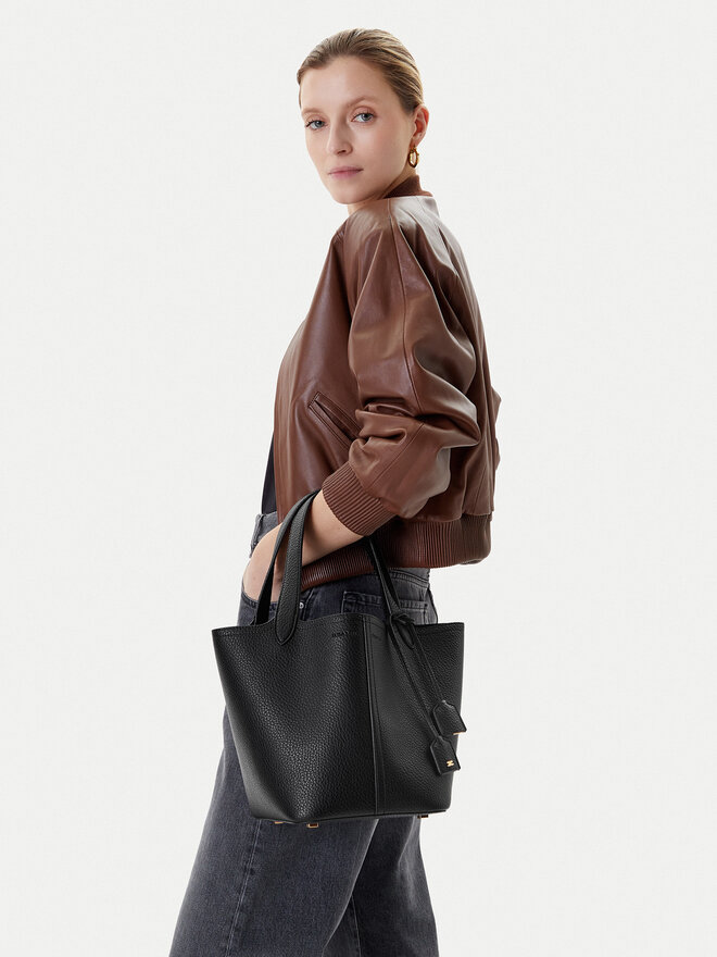 Elisabetta Franchi Ročna torba Elisabetta Franchi BS-93A-52E2-V390 Črna