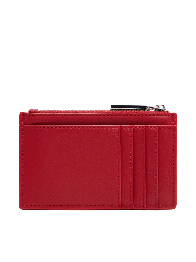 Calvin Klein Veľká dámska peňaženka Calvin Klein Ck Must Zip Flap Cardholder K60K612941 Červená