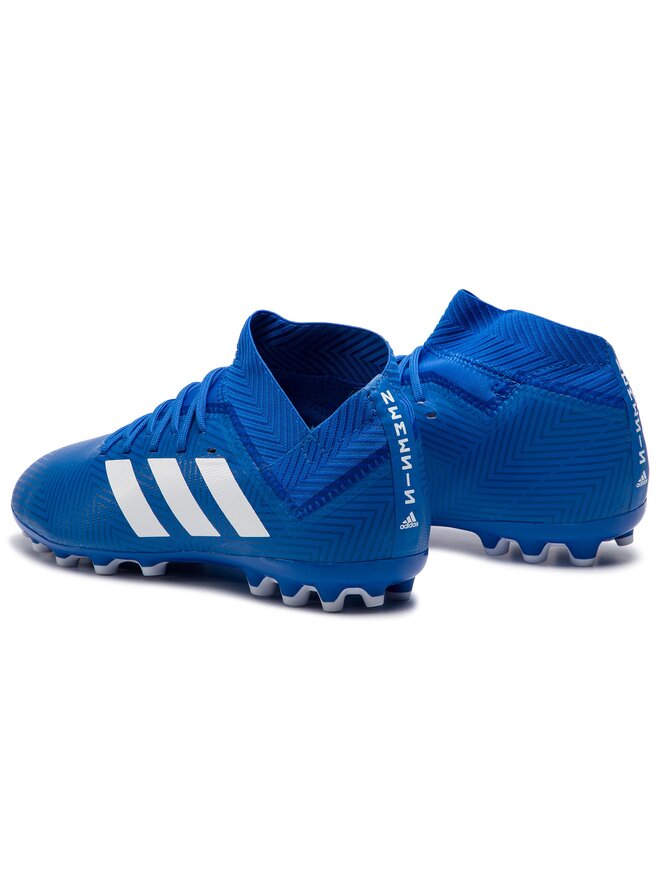 Chaussures de football adidas Nemeziz 18.3 Ag J CG7164 Bleu chaussures