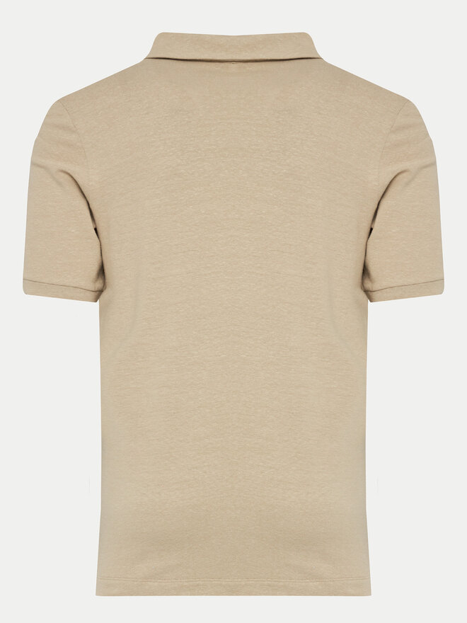 Hanro Hanro Poloshirt Loungy Summer 75918 Beige Slim Fit