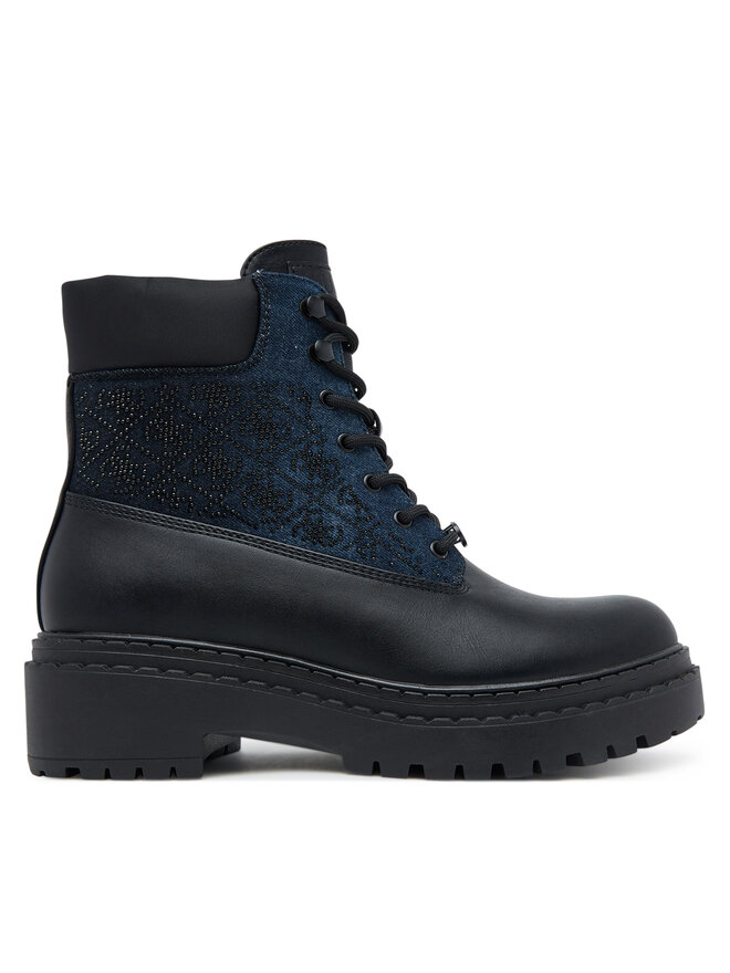 Guess Schnürstiefeletten Guess FLTLDS DEN10 Schwarz