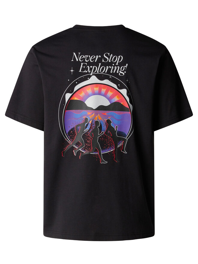 The North Face The North Face Camiseta Unisex SS Never Stop NF0A8C3A Negro Relaxed Fit