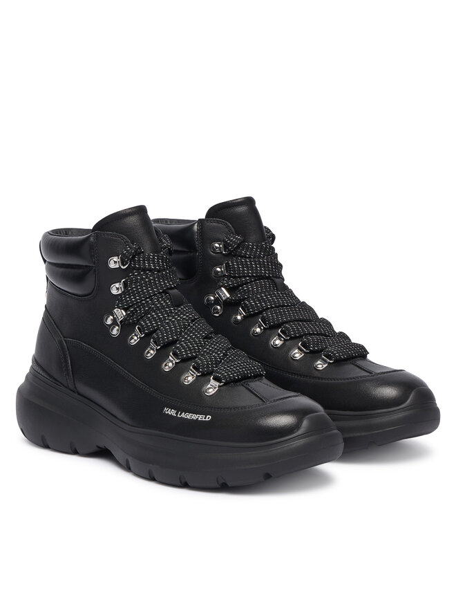 KARL LAGERFELD Черевики KARL LAGERFELD Kore Sport KL26556 Чорний