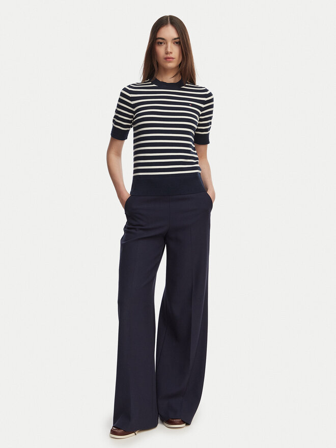 Tommy Hilfiger Tommy Hilfiger Pullover WW0WW49705 Dunkelblau Slim Fit