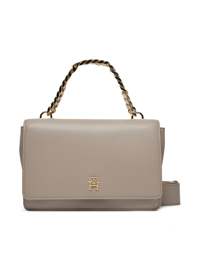 Handtasche Tommy Hilfiger Th Refined Med Crossover AW0AW15725 