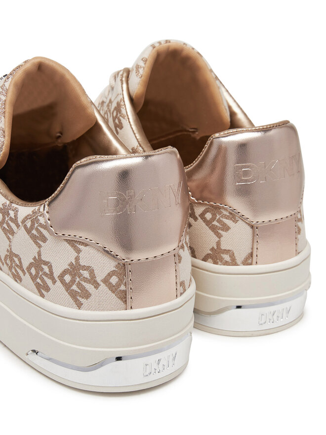 DKNY Trampki DKNY York Lace UP Sneak K2533982 Beżowy