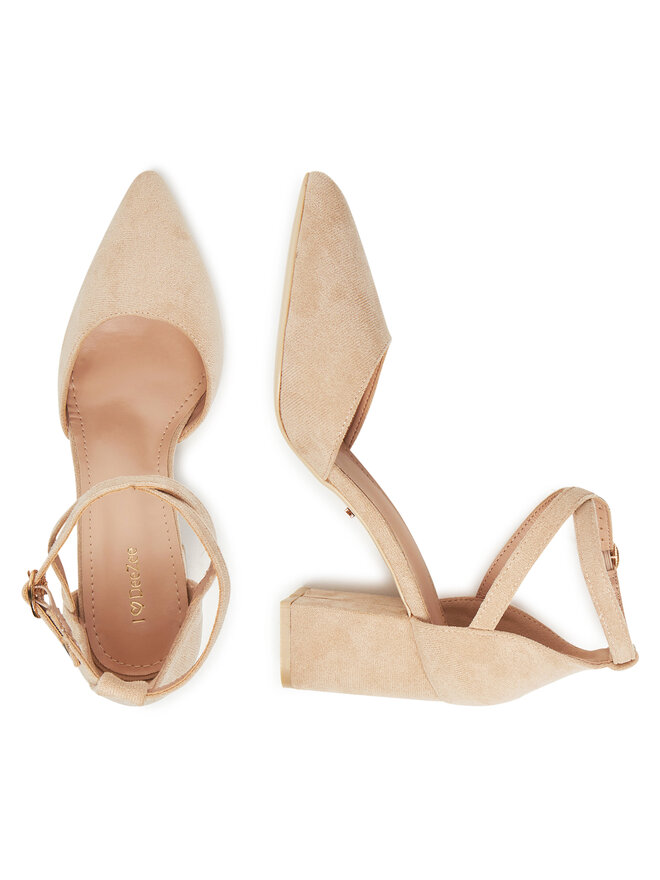 DeeZee Tacones DeeZee DZ0068 Beis