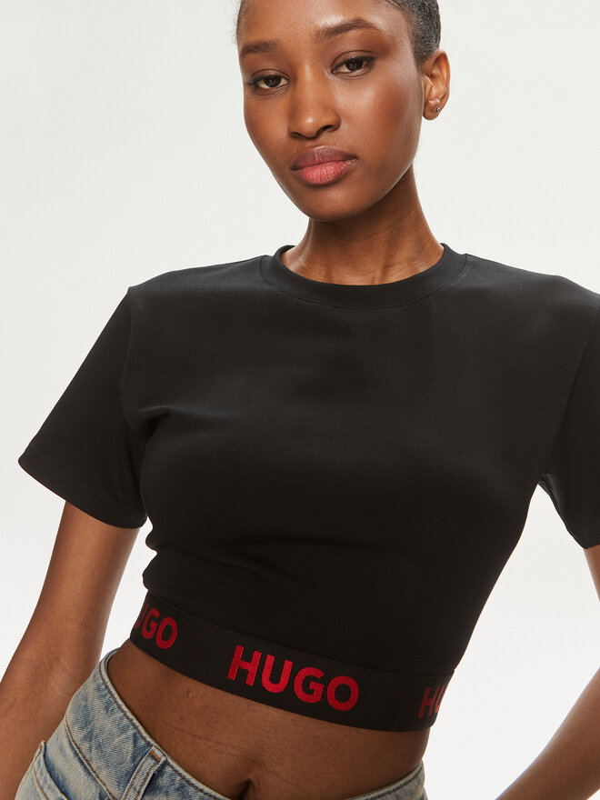 HUGO Hugo T-Shirt Logo 50520497 Schwarz Relaxed Fit
