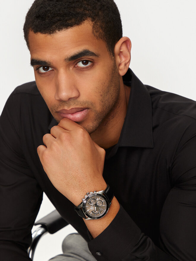Casio Zegarek Casio Ediffice Classic EFR-552L-5AVUEF Czarny