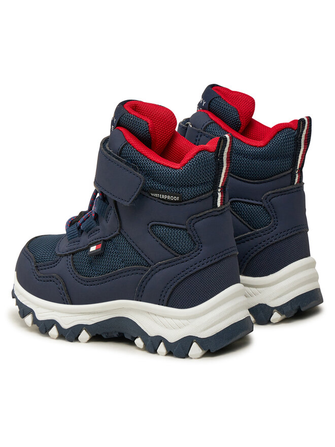 Tommy Hilfiger Sniega zābaki Tommy Hilfiger Fur Boot T1X5-33710-1492 M Tumši zils