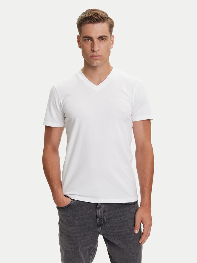 KARL LAGERFELD KARL LAGERFELD Pack de 2 camisetas A3M47006 De color Slim Fit