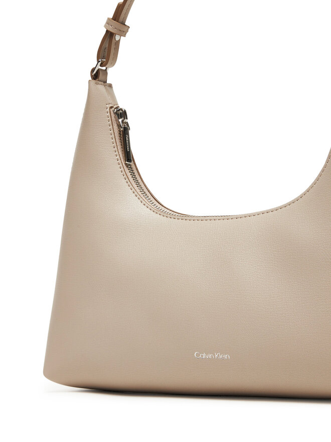 Calvin Klein Τσάντα Calvin Klein Foil Logo Conv Shou?Lder Bag LV04F3272G Μπεζ