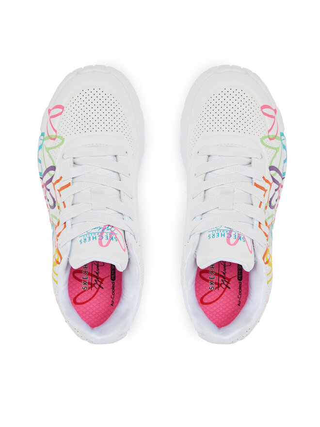 Skechers Снікерcи Skechers Uno Lite Spread The Love 314064L/WML Білий