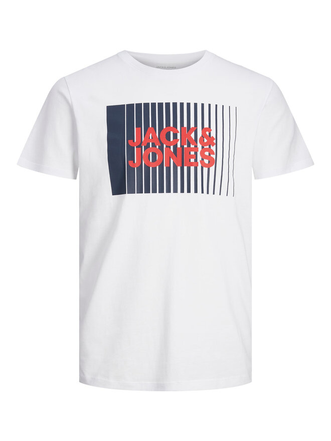 Jack&Jones Jack&Jones Marškinėliai Corp 12233999 Balta Standard Fit