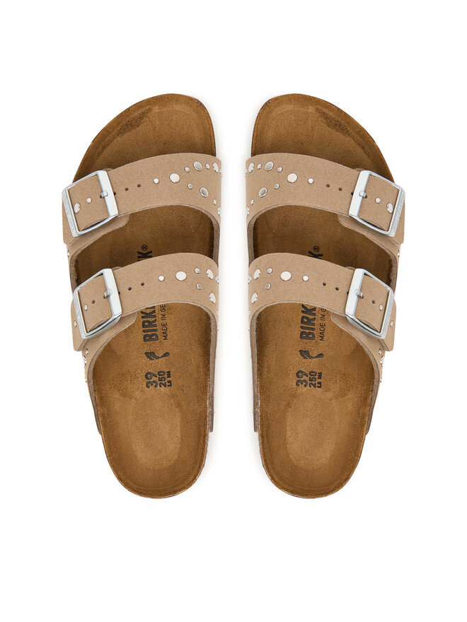 Birkenstock Pantoletten Birkenstock Arizona Rivet 1031708 D Beige