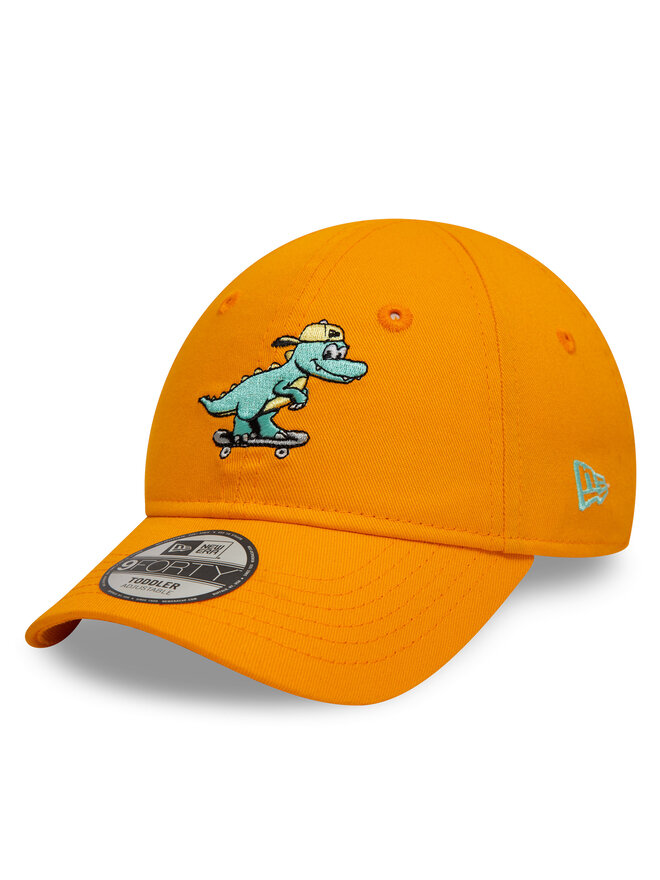 New Era Czapka z daszkiem New Era Jr Dinosaur 9FORTY 60595418 Żółty