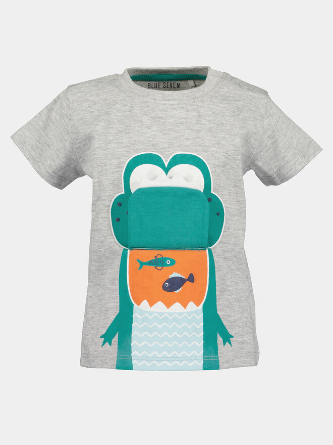 Blue Seven Blue Seven Camiseta 928156 X Gris Regular Fit