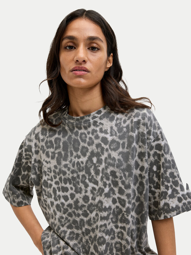 JJXX JJXX Póló Andrea 12284102 Szürke Loose Fit
