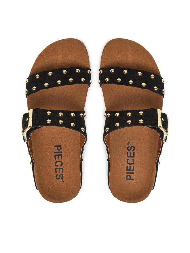 Pieces Chanclas Pieces Pcseluna Fotbed 17156836 Negro