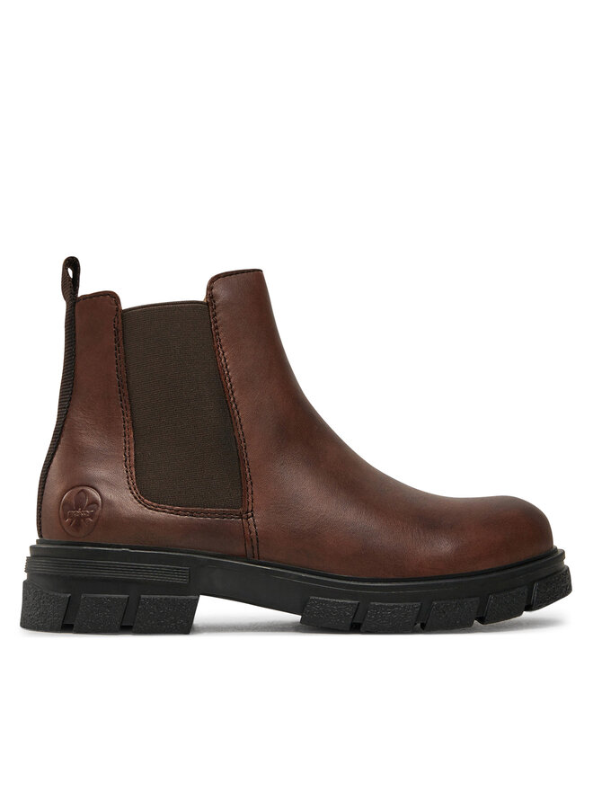 Rieker Polokozačky Rieker Z9150-25 Hnědá